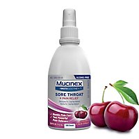 Mucinex InstaSoothe Cherry Sore Throat And Pain Relief Spray - 3.8 Fl. Oz. - Image 2