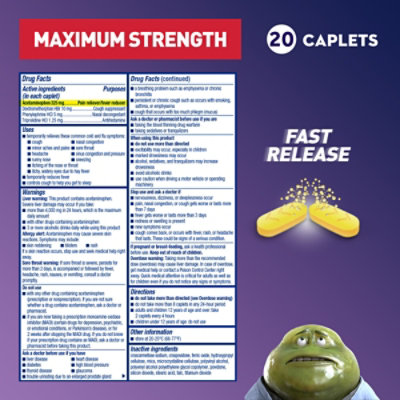 Mucinex Sinus-Max And Nightshift Caplets - 20 Count - Image 3