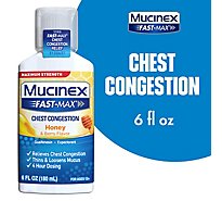 Mucinex Fast-MAX Honey And Cherry Flavor Chest Congestion Liquid - 6 Fl. Oz.
