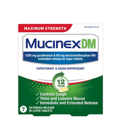 Mucinex DM 1200 mg - 7 Count - Image 3