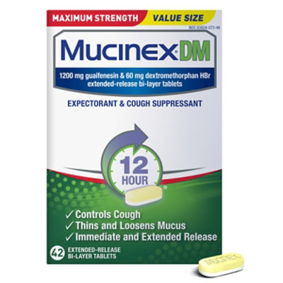 Mucinex DM 1200 mg - 42 Count - Image 2