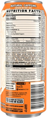 Ghost Orange Cream Energy Drink - 16 Fl. Oz. - Image 4