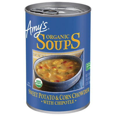 Amy's Sweet Potato And Corn Chowder - 14 Oz - Image 1