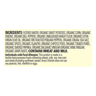 Amy's Sweet Potato And Corn Chowder - 14 Oz - Image 5