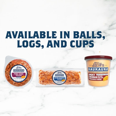 Kaukauna Sharp Cheddar Spreadable Cheese Log - 6 Oz - Image 2