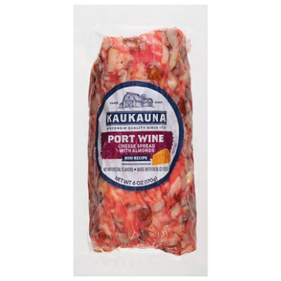 Kaukauna Port Wine Spreadable Cheese Log - 6 Oz - Image 2