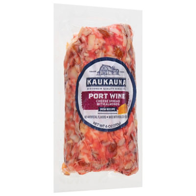 Kaukauna Port Wine Spreadable Cheese Log - 6 Oz - Image 2