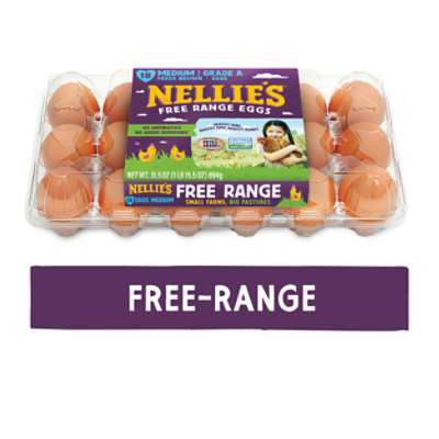 Nellie's Medium Egg 18 Count - Each - Image 1