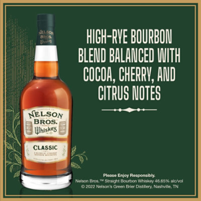 Nelson Brothers Classic Bourbon Whiskey 93 Proof - 750 Ml - Image 2