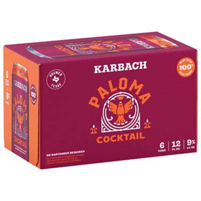 Karbach Paloma Cocktail - 6-12 Fl. Oz. - Image 1