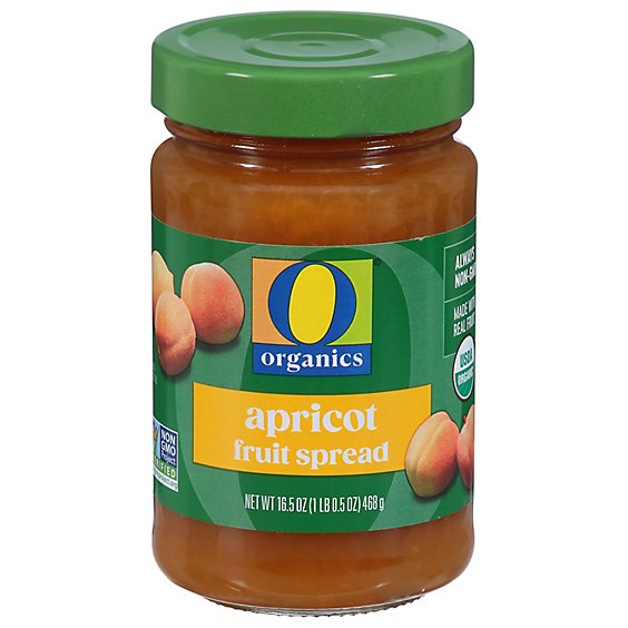 O Organics Apricot Fruit Spread - 16.5 Oz