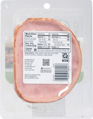 Open Nature Ham Black Forest Smoked Uncured - 6 Oz - Image 7