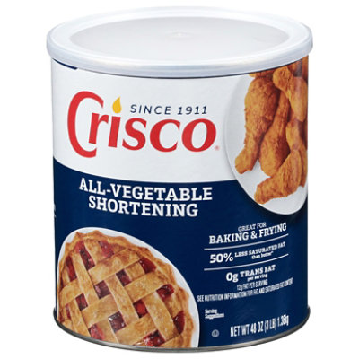 Crisco Regular Vegetable Shortening - 48 Oz