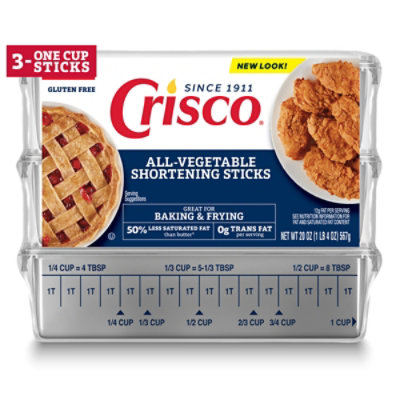 Crisco Shortening Sticks All Vegetable - 20 OZ - Image 1