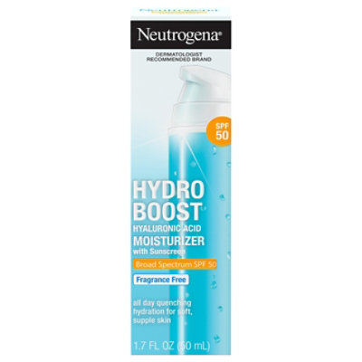 Neutrogena Hydro Boost SPF 50 Hyaluronic Acid Moisturizer - 1.7 Fl. Oz - Image 3