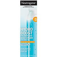 Neutrogena Hydro Boost SPF 50 Hyaluronic Acid Moisturizer - 1.7 Fl. Oz - Image 2