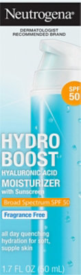 Neutrogena Hydro Boost SPF 50 Hyaluronic Acid Moisturizer - 1.7 Fl. Oz - Image 2