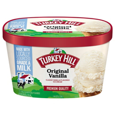 Turkey Hill Premium Original Vanilla Ice Cream - 46 Fl. Oz. - Image 1
