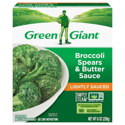 Green Giant Broccoli Spears & Butter Sauce 8 Oz - 8 OZ - Image 2