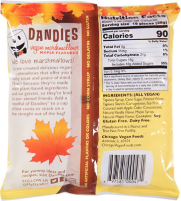 Dandies Mini Maple Marshmallows - 5 Oz - Image 6