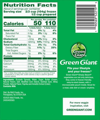 Green Giant Stmrs Baby Brussel Sprouts Btr Sce - 8 OZ - Image 6