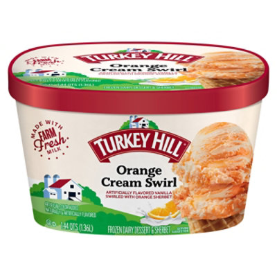 Turkey Hill Fdd Orange Cream Swirl Ice Cream - 46 Fl. Oz. - Image 1