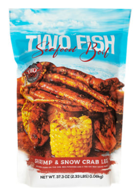 Two Fish To Go Crab Legs & Shrimp With Corn And Potatoes - 37.28 Oz - Image 1