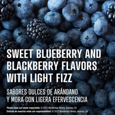 Woodbridge Fruitful Blends Blueberry Blackberry Red Wine - 750 Ml - Image 4