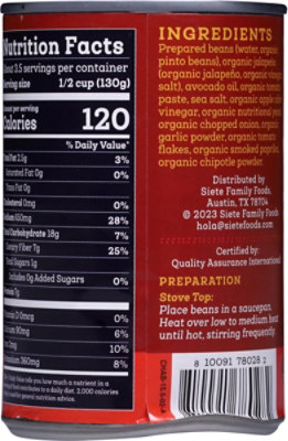 Siete Charro Beans - 15.5 Oz - Image 5