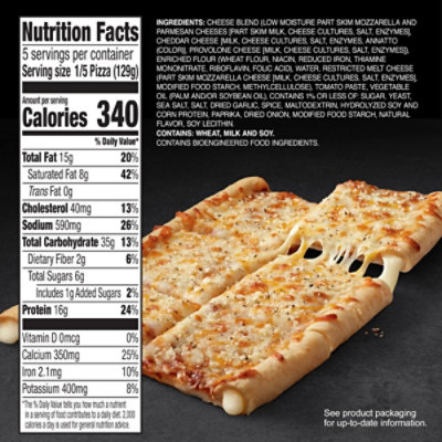 Red Baron Stuffed Crust Four Cheese Frozen Pizza - 22.83 Oz - Image 3