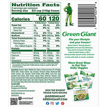 Green Giant Stmrs Broccoli Cheese Sauce - 8 OZ - Image 5