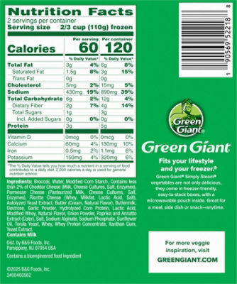 Green Giant Stmrs Broccoli Cheese Sauce - 8 OZ - Image 6