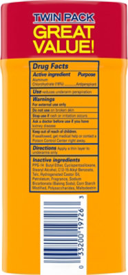 ARM & HAMMER Ultra Max Fresh Scent Deodorant Twin Pack - 5.2 Oz - Image 5