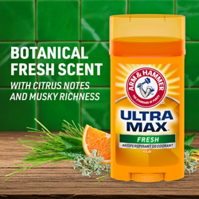 ARM & HAMMER Ultra Max Fresh Scent Deodorant Twin Pack - 5.2 Oz - Image 3
