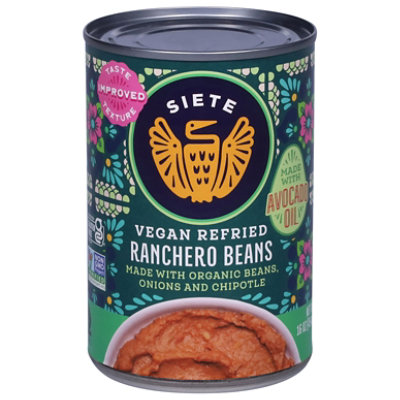 Siete Refried Ranchero Beans - 16 Oz - Image 3