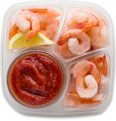 Ready Meals Shrimp Cooked With Cocktail Sauce Net Wt 12 Oz - EA - Image 1