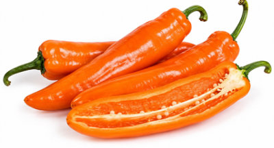 Peppers Long Sweet Orange - 1 LB - Image 1