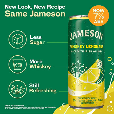Jameson Lemonade in a Can - 4 - 12 Fl Oz - Image 5