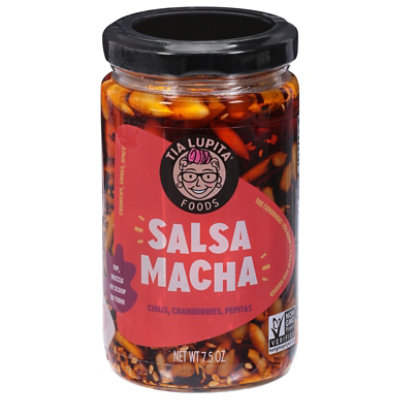 Tia Lupita Foods Salsa Macha Chile Cranberries Pepitas - 7.5 Oz - Image 3