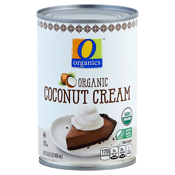 O Organics Coconut Cream - 13.5 FZ