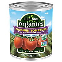Take Root Organics No Salt Added Crushed Tomatoes - 28 Oz - Image 2