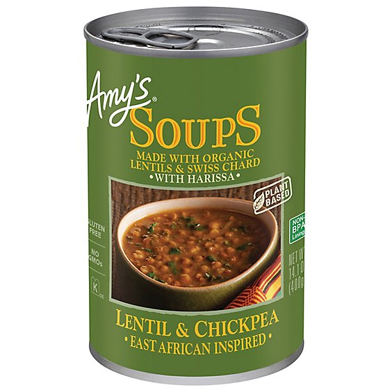 Amy's Lentil And Chickpea Soup - 14.1 Oz