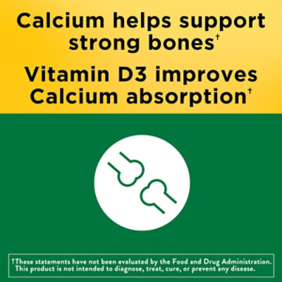 Nature Made Calcium 600 Mg With Vitamin D3 Tablets - 220 Count - Image 5