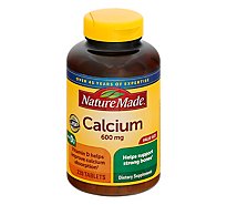 Nature Made Calcium 600 Mg With Vitamin D3 Tablets - 220 Count