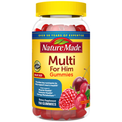 Nature Made Multi For Him Multivitamins Gummies Value Size - 150 Count - Image 1