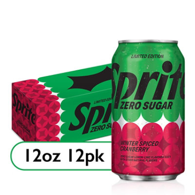 Sprite Winter Spiced Cranberry Zero Sugar Pack - 12-12 Fl. Oz.
