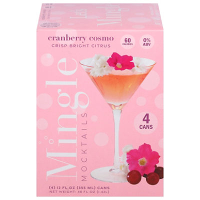 Mingle Mocktails Mocktail Crnbry Cosmo - 12 FZ - Image 1