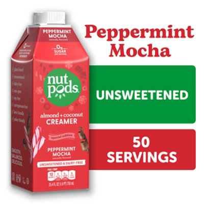 nutpods Creamer Almond Coconut Peppermint Mocha - 25.4 Fl. Oz.