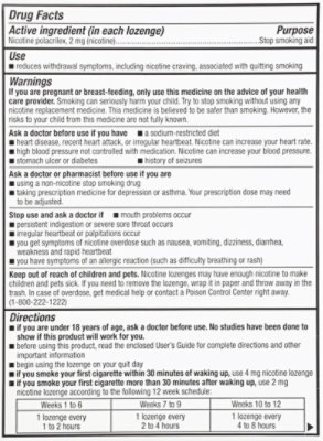 Signature Select/Care Nicotine Lozenge Mint 2mg - 72 Count - Image 6