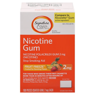 Signature Select/Care Nicotine Gum Coated Fruit - 100 Count - Image 4